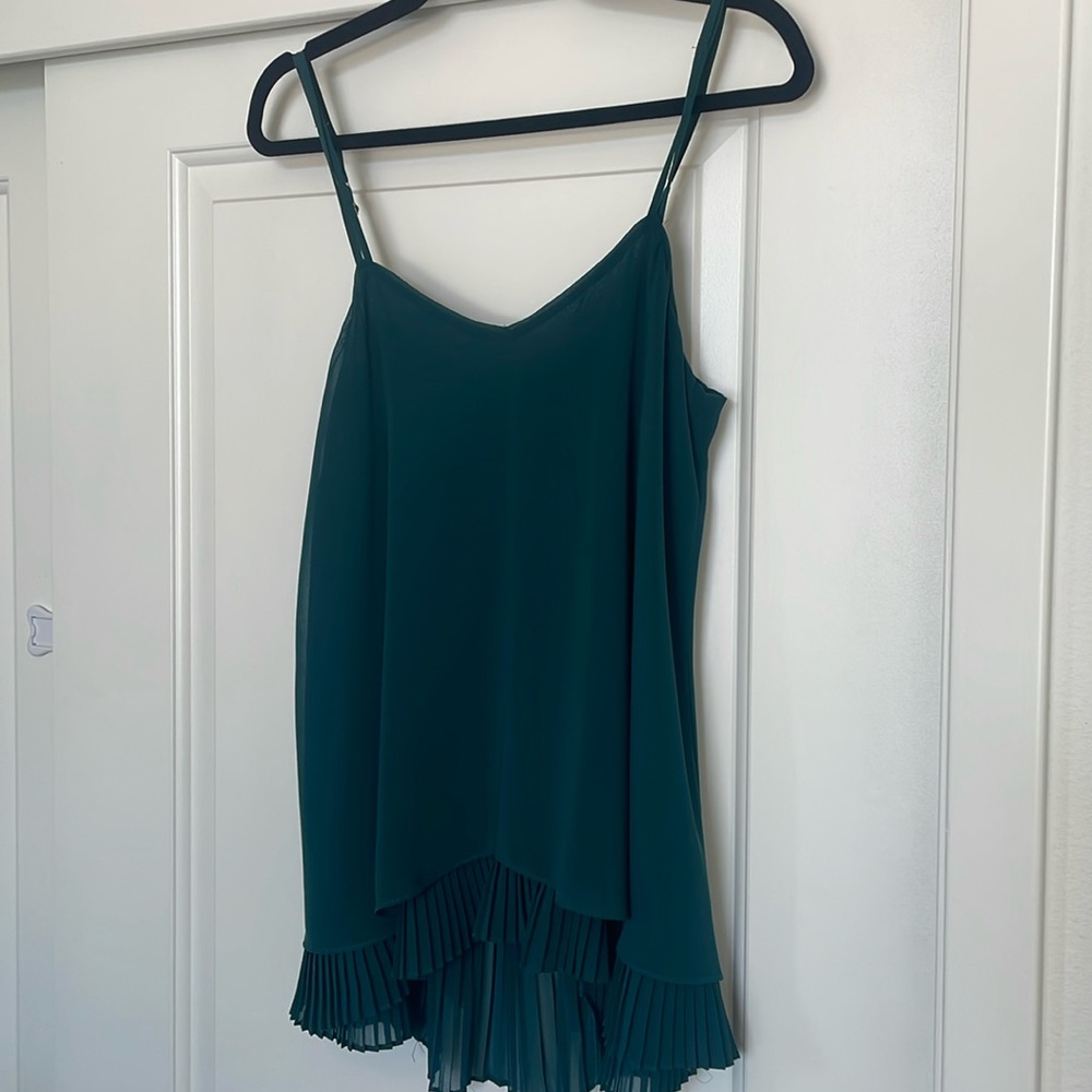 White House black market green top